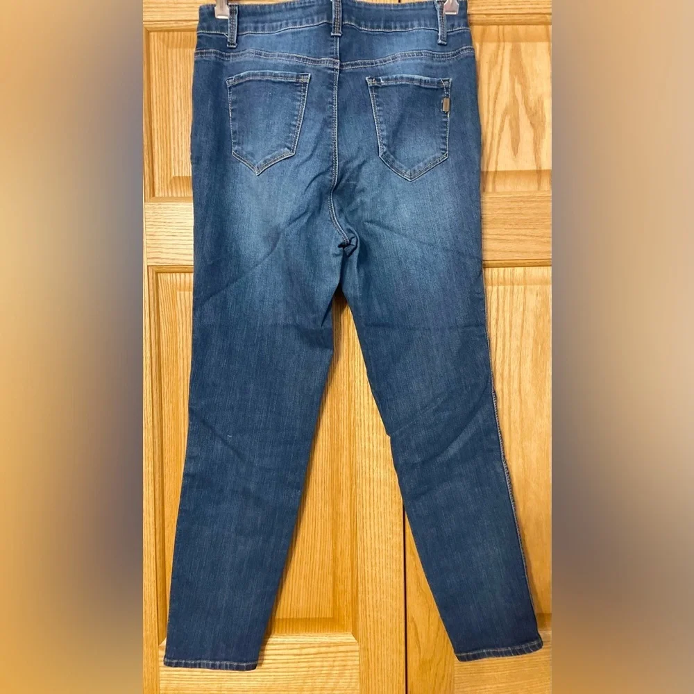 1882 Denim Jean Pants Womens 10 Straight Leg Stretch Casual Blue